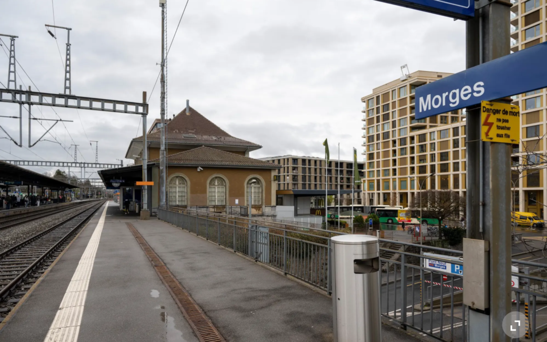 La métamorphose de la gare historique de Morges sur les rails